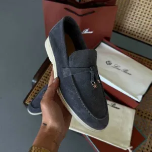 Лофери Loro Piana Loafers Blue женские новые