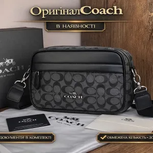 ОРИГИНАЛЬНАЯ Мужская сумка-мессенджер Coach crossbody | Чоловіча сумка