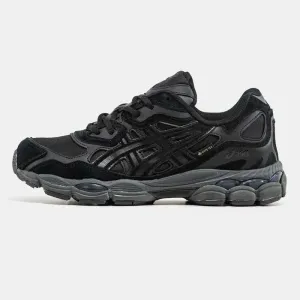 Кросівки осінні Asics Gel-NYC Gore-Tex All Black premium | Кроссовки Асикс чоловічі