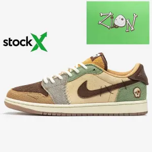 Мужские кроссовки Nike Air Jordan 1 x Zion Williamson Voodoo. 40-45