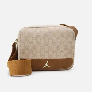 100% ОРИГІНАЛ Jordan crossbody jam23 monogram чоловіча жіноча унісекс сумочка монограмна бежева об'єм 4 літра В НАЯВНОСТІ