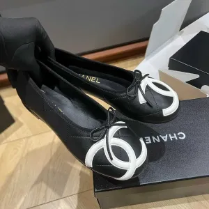 37 38 39 40  Жіночі шкіряні туфлі балетки Chanel туфли балетки Шанель