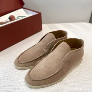 36-42 Женские бежевые лоферы Loro Piana Open Walk лофери Лоро Пиана