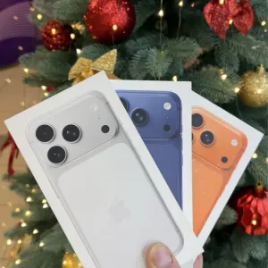 iPhone 17 Pro Cosmic Orange Deep Blue Silver New Neverlock
