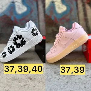 Кросівки жіночі Nike Air Force 1 Plant Flea White Drake Nocta Pink