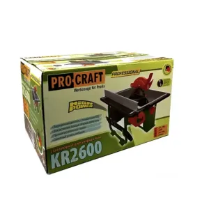 Стаціонарна циркулярна пила ProCraft KR2600