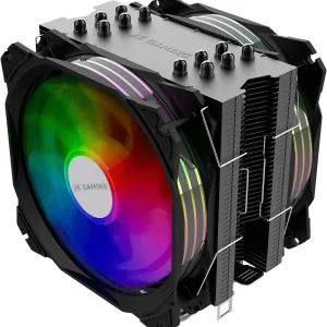 на 2 вентилятори і 6теплотрубок башта кулер 2E Gaming Air Cool A-RGB. AMD