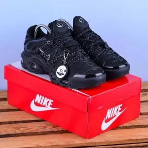 (2264) Акція! Кросівки Nike Air Max TN Plus повністю чорні (41-45) найк найки
