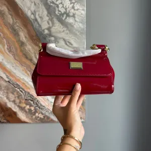 Сумка Dolce & Gabbana Mini Sicily Cherry Lacquer Bag
