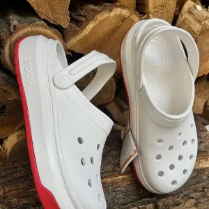 Crocband full force white crocs унісекс крокси сабо crocs crocband full force white