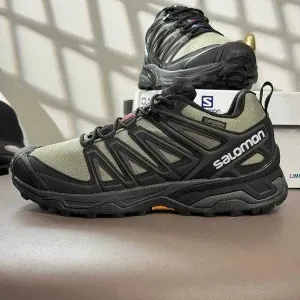 (БЕЗ ПЕРЕДОПЛАТИ) Salomon Speedcross Pro Khaki Black Gore-Tex соломон спідокрос хакі чорні водонепроникні термо кросівки