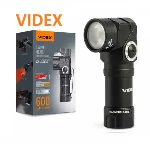 600Lm mini VIDEX VLF-A244RH акумуляторний ліхтарик з червоним світлом; Відекс 244 , A244rh - легкий універсальний ліхтар. Підходить для військових!