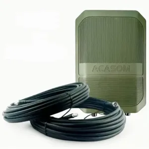 КОМПЛЕКТ: Антенна усилитель ACASOM ROC-6 N-TYPE с кабелями RG-8 20м.