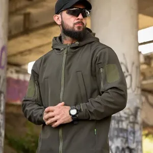 Тактична куртка софтшел олива койот / Softshell куртка демісезонна  / курточка осінь весна / осенняя тактическая куртка