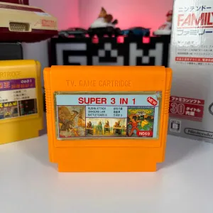 Збірник Ігор Famicom Dendy 3 in 1  Б/У Картридж Денді Rush'n Attack Dragon's Lair Battletoads 1 асортимент збірок картридж батлтоадс