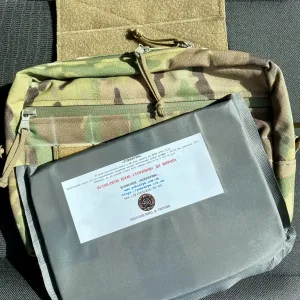Сумка Напашник з балістикою для бронежилета 1 чи 2 клас захисту по ДСТУ. Сертифікати балістичних випробувань надаємо.
