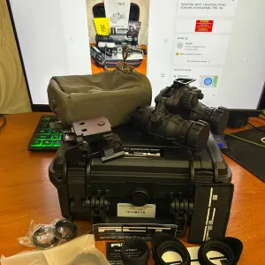 Бінокуляр Нічного Бачення (ПНБ) ACTinBlack DTNVS  V2 FOM: 2100 Gen 2+ Green Phosphor ПНБ нічник NVG монокуляр
