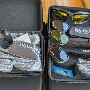Окуляри DAISY Polarized C5 тактичні військові захисні 4 линзи з поляризацией зі змінними лінзами в футлярі