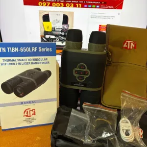 Тепловізійний бінокль ATN TIBN-650LRF (640x480\<25mK\F50/f1.0) 1950м з далекоміром.