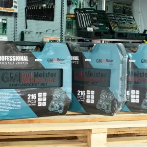 Набір інструментів GUT MEISTER 216 набор инструментов ключей головок