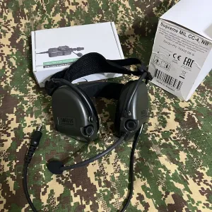Тактичні активні навушники з мікрофоном Sordin MIL CC-4 Neckband