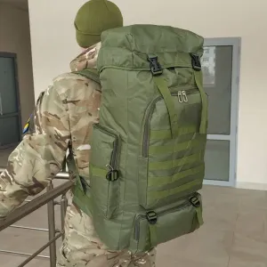 Рюкзак тактичний 70 л Військовий рюкзак Зсу Туристичний похідний баул