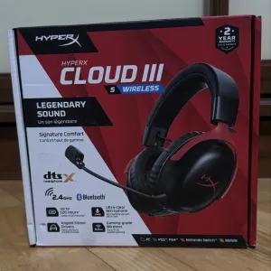 Навушники HyperX Cloud III S Wireless Black/Red Запаковані