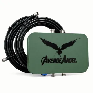 КОМПЛЕКТ: Репитер AVENGER для антенн-усилителей с Кабелями 20m+20m.