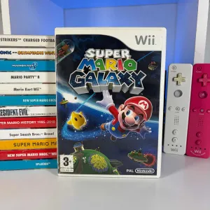 Гра Nintendo Wii Super Mario Galaxy Б/У Оригінальна гра Нінтендо Віі Супер Маріо Гелексі асортимент ігор Віі Віію