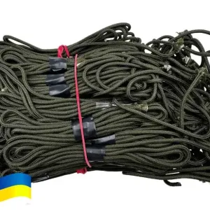 Антидронова штора сітка 6х3м для захисту Паракорд 6мм Зелений