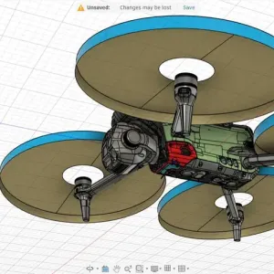 Корпус дрона Matrice 4T (повна збірка) — 3D-модель у форматі STP