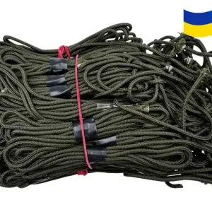 Антидронова штора сітка 6х3м для захисту Паракорд 6мм Зелений