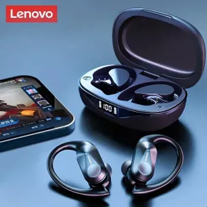 Навушники бездротові Bluetooth 5.4, Hi-Fi, стерео Lenovo T75 Спортивні