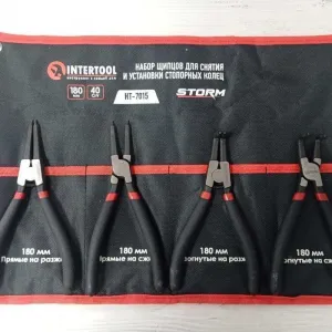 Съемник стопорных колец INTERTOOL HT-7015 круглогубцы для снятия колец
