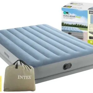 Матрас надувной INTEX 64159 двухместный с насосом USB 203х152х36 см