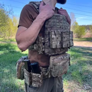 Плитоноска мультикам + 3 підсумки АК + напашник + ‼️Аптечка в Подарунок‼️ Cordura 1000D