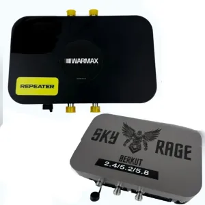 Антенна Berkut SkyRage 2,4/5,2/5,8G 10Вт + Репитер WARMAX для усиления
