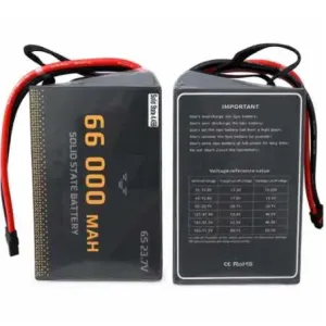 Акумулятор для БПЛА 66000 mAh, 6S1P, 23.7V, з розпакованим конектором, Арт: 44364