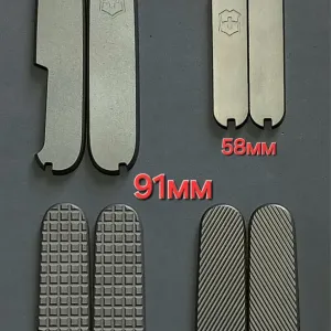 Накладки Титанові 58мм 91мм плашки на Ніж VICTORINOX
