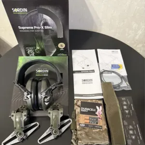 Навушники Sordin Supreme Pro-X + Gel +кріплення Tegris чебурашки ТОП‼️