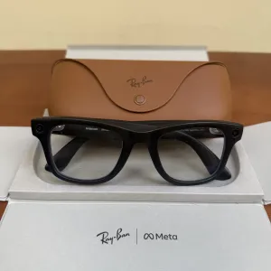 Open Box/Смарт-окуляри Ray-Ban Meta Wayfarer Gen 2 Standard Matte Black Frame / Clear Lenses (RW4012 601SSB 50-22)
