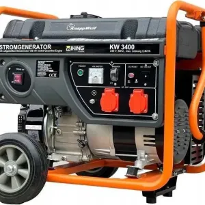 Генератор бензиновый Wiking Polska KW3400, 2700 Вт електрогенератор