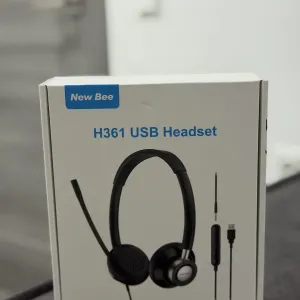 Гарнітура New Bee H361 для колцентра навушники (H361)