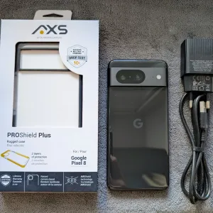 Google pixel 8•8/256Gb•120Hz•Black•OEM UNLOCKED•Android 17•Как Новый!