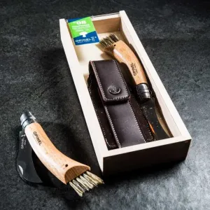 НІЖ OPINEL 8 грибний садовий нож подарункова упаковка футляр