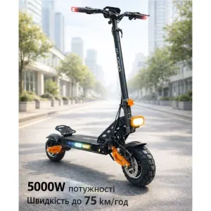 МОЩНЫЙ 5000W‼️Электросамокат Двухмоторный Kugoo EKAM 52V,24Ah АКЦИЯ