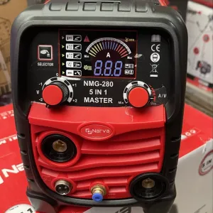 Сварочный полуавтомат NMG-280 5in1 master ( мини, флюс/газ, эл-д, под 1 кг)