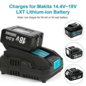 Зарядний пристрій формату DC18RC 14.4/18V 3.5A Сумісний з Makita LXT