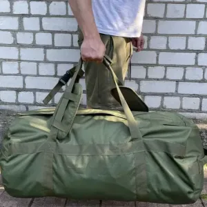Військовий міцний баул 100л для ЗСУ тактичний баул сумка кордура олива