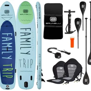 SUP BRUNELLI 12.0 FAMILY TRIP САП борд board доска дошка каяк stand up SUP дошка 2 шари слоя доска надувна Stand Up Paddle board борд SUB SAP надувная